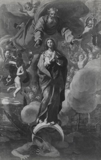 Fototeca del Polo museale della Campania — Mellini Charles - sec. XVII - Immacolata Concezione — insieme